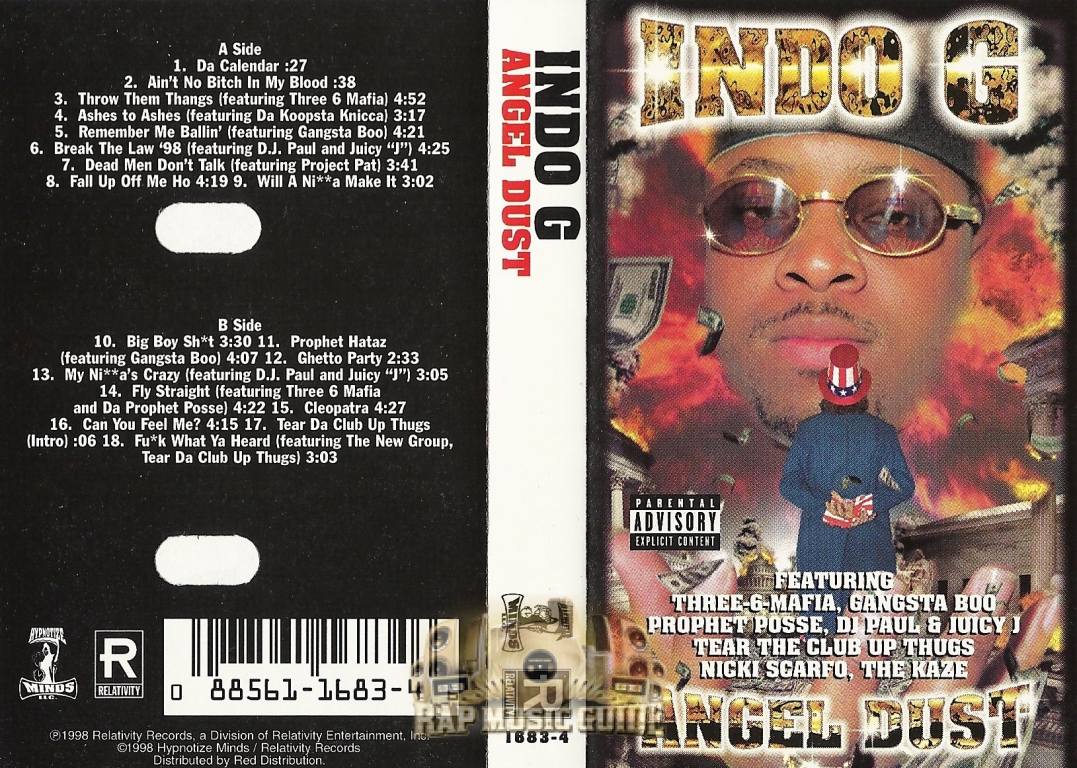 Indo G - Angel Dust: Cassette Tape | Rap Music Guide